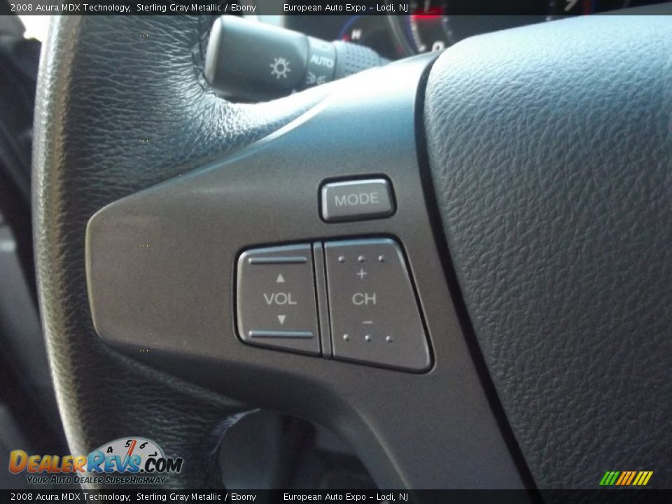 2008 Acura MDX Technology Sterling Gray Metallic / Ebony Photo #33