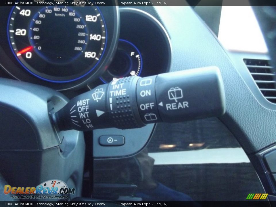 2008 Acura MDX Technology Sterling Gray Metallic / Ebony Photo #34
