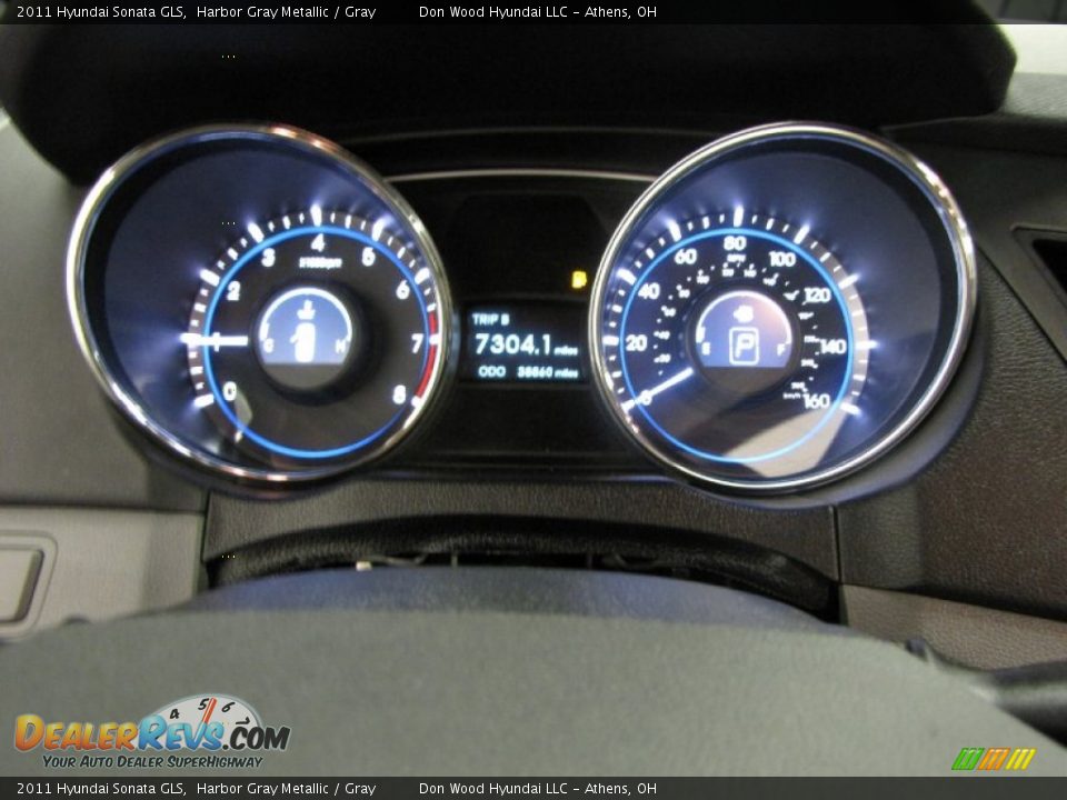 2011 Hyundai Sonata GLS Harbor Gray Metallic / Gray Photo #21