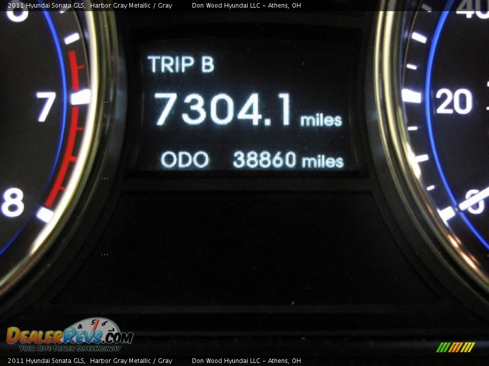 2011 Hyundai Sonata GLS Harbor Gray Metallic / Gray Photo #22