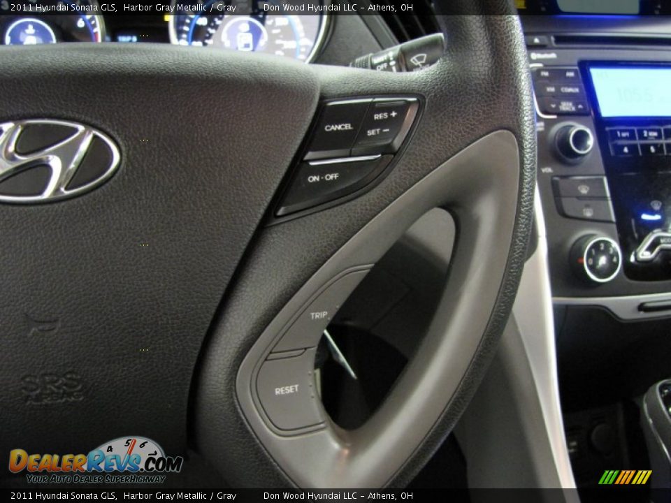 2011 Hyundai Sonata GLS Harbor Gray Metallic / Gray Photo #23