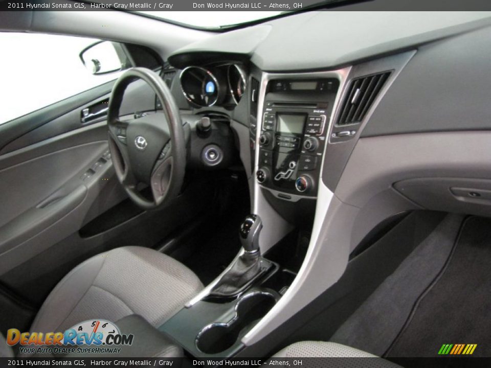 2011 Hyundai Sonata GLS Harbor Gray Metallic / Gray Photo #24