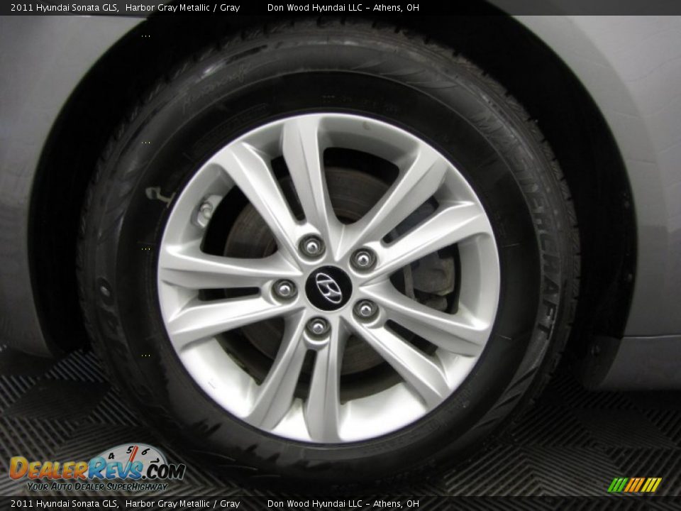 2011 Hyundai Sonata GLS Harbor Gray Metallic / Gray Photo #26