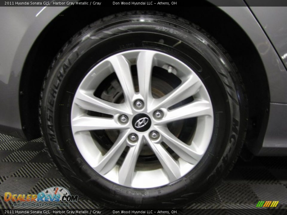 2011 Hyundai Sonata GLS Harbor Gray Metallic / Gray Photo #28