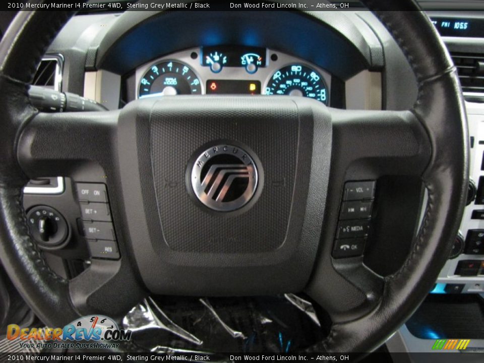 2010 Mercury Mariner I4 Premier 4WD Sterling Grey Metallic / Black Photo #14