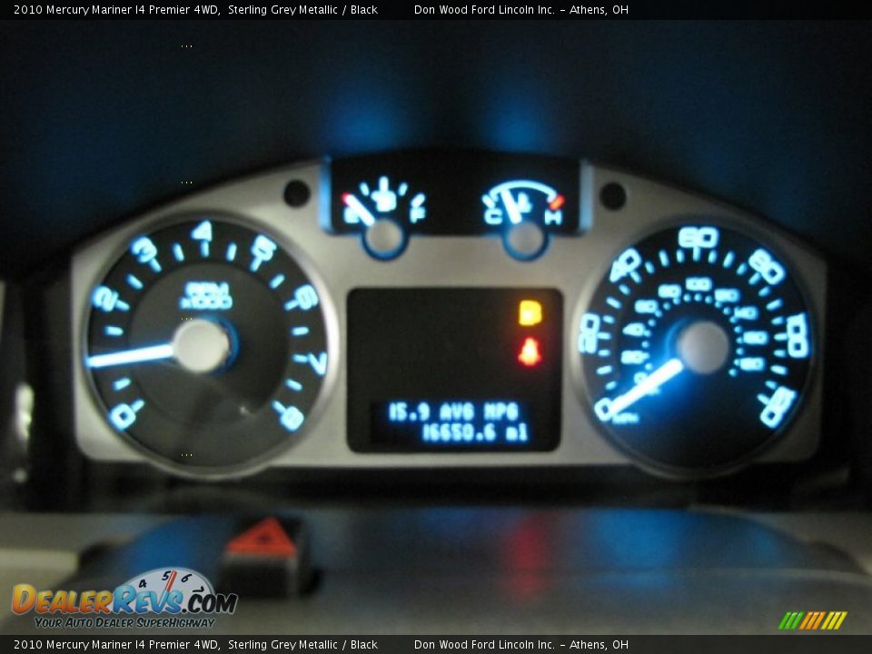 2010 Mercury Mariner I4 Premier 4WD Sterling Grey Metallic / Black Photo #15