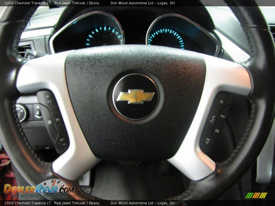 2009 Chevrolet Traverse LT Red Jewel Tintcoat / Ebony Photo #17
