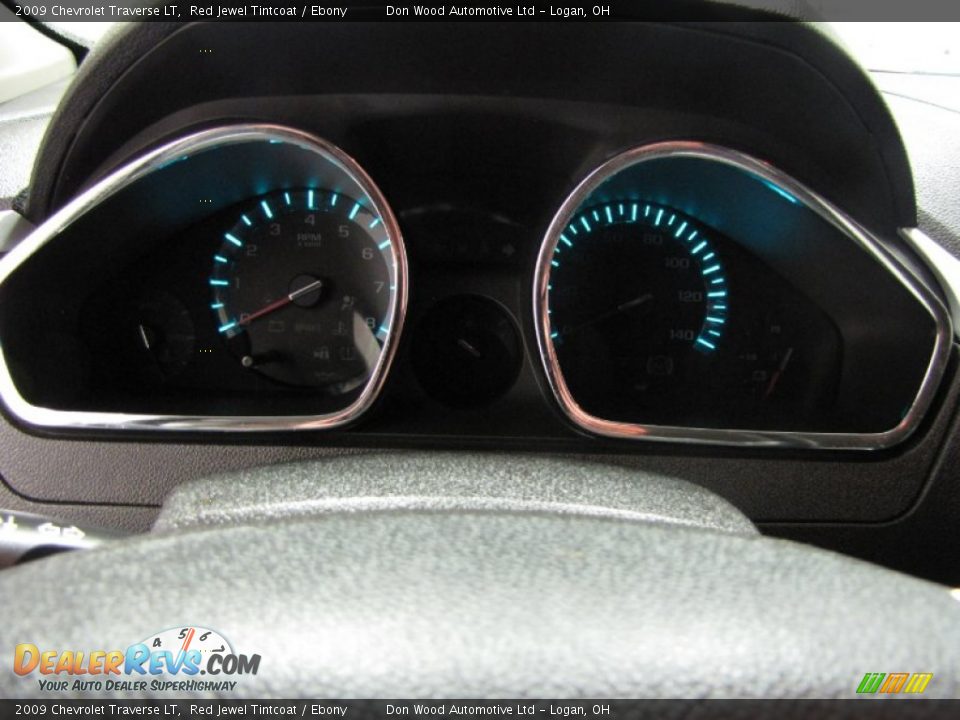 2009 Chevrolet Traverse LT Red Jewel Tintcoat / Ebony Photo #21