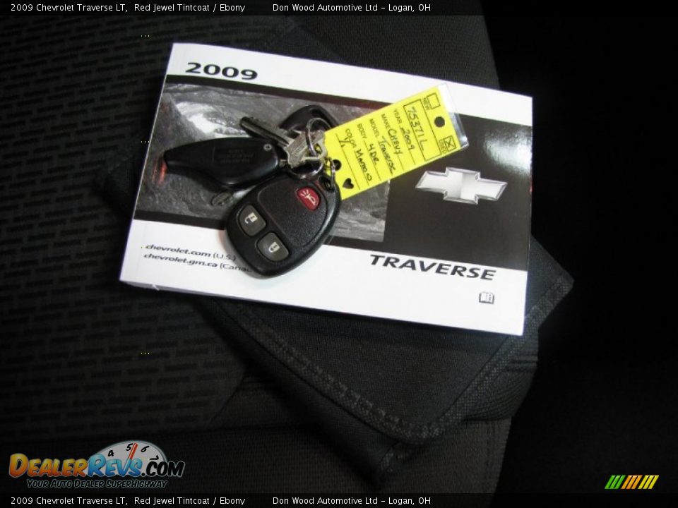 2009 Chevrolet Traverse LT Red Jewel Tintcoat / Ebony Photo #31