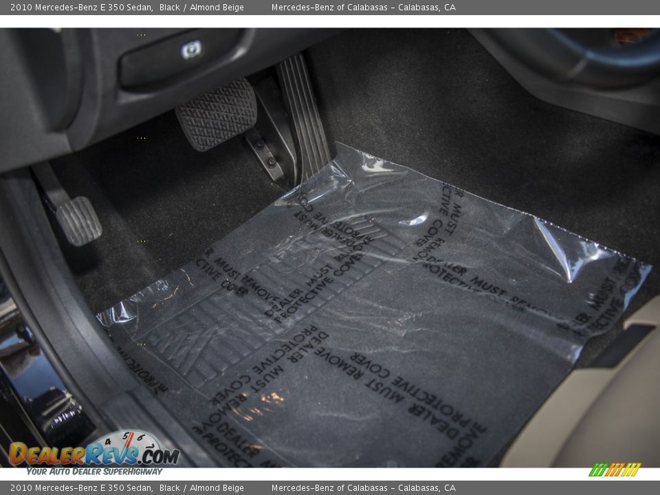 2010 Mercedes-Benz E 350 Sedan Black / Almond Beige Photo #6