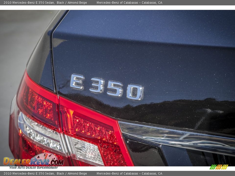 2010 Mercedes-Benz E 350 Sedan Black / Almond Beige Photo #7