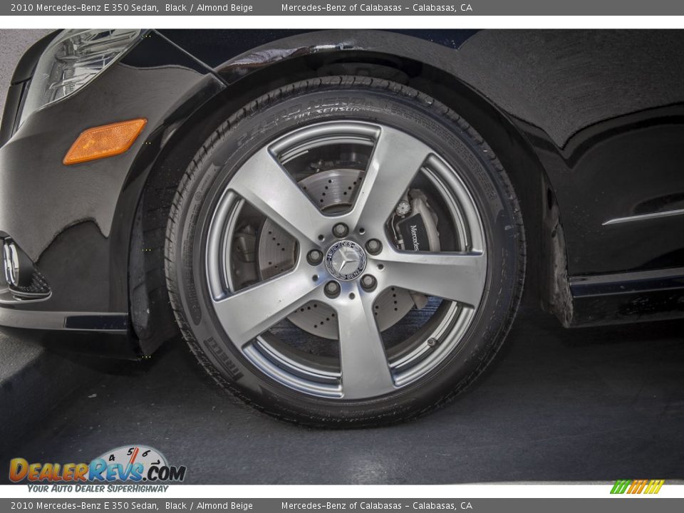 2010 Mercedes-Benz E 350 Sedan Black / Almond Beige Photo #8
