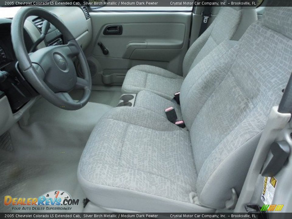 2005 Chevrolet Colorado LS Extended Cab Silver Birch Metallic / Medium Dark Pewter Photo #4