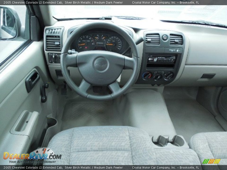 2005 Chevrolet Colorado LS Extended Cab Silver Birch Metallic / Medium Dark Pewter Photo #6
