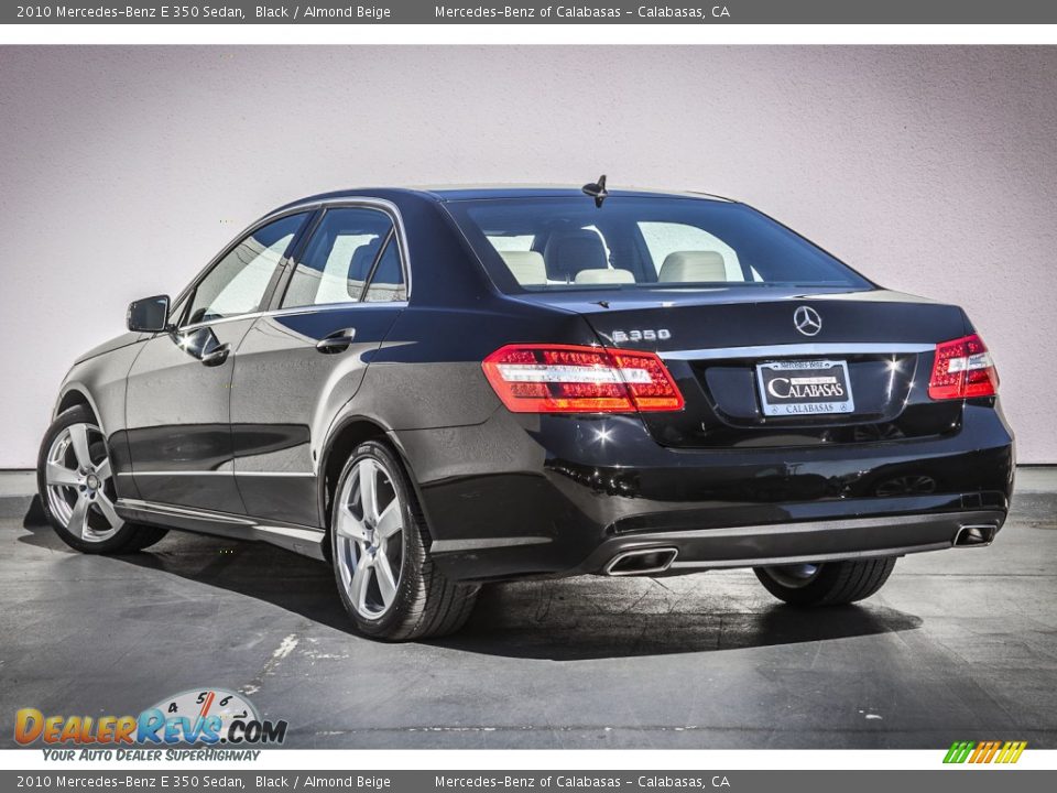 2010 Mercedes-Benz E 350 Sedan Black / Almond Beige Photo #11