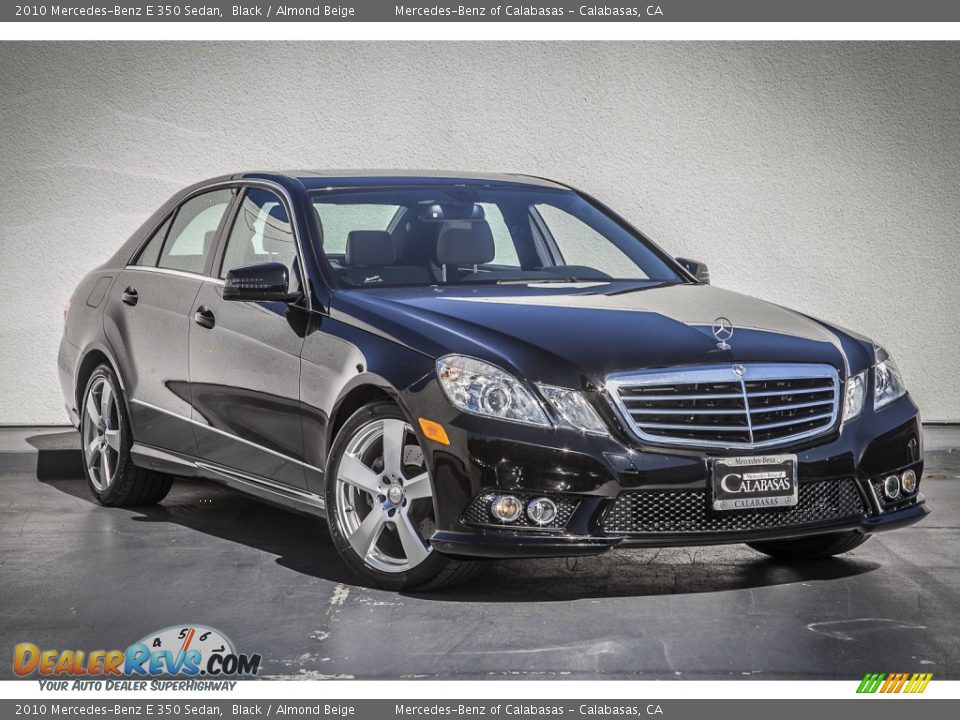 2010 Mercedes-Benz E 350 Sedan Black / Almond Beige Photo #12