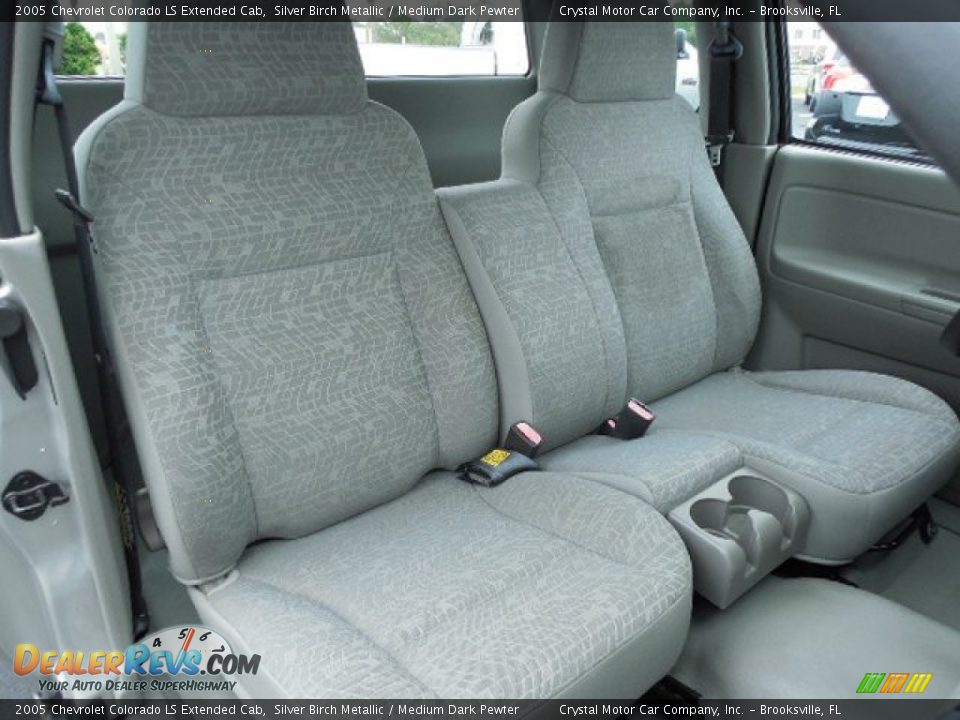2005 Chevrolet Colorado LS Extended Cab Silver Birch Metallic / Medium Dark Pewter Photo #12