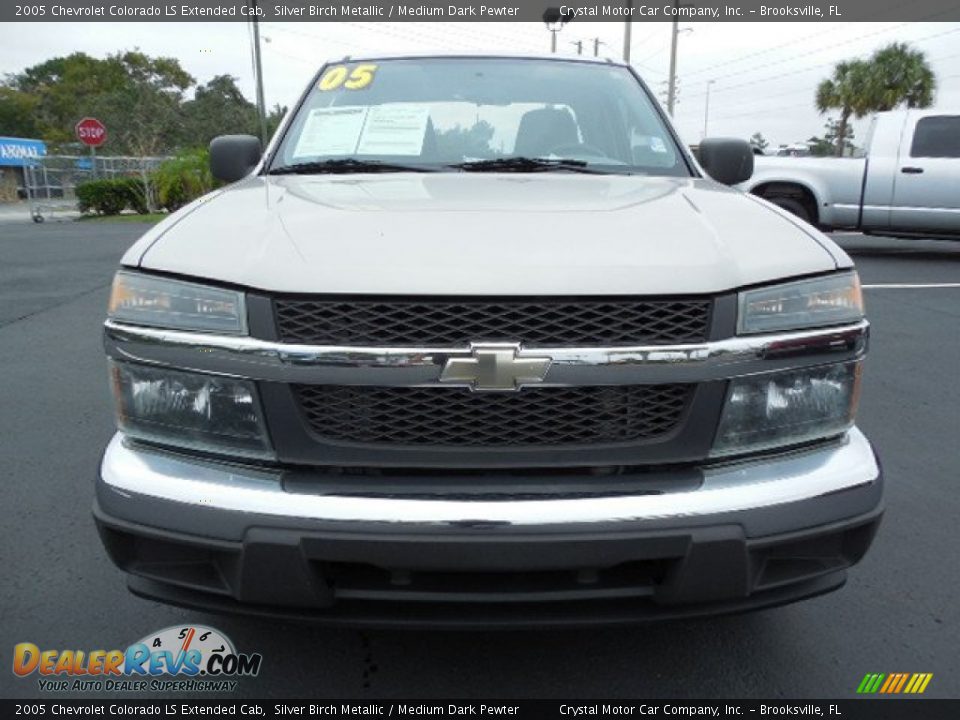 2005 Chevrolet Colorado LS Extended Cab Silver Birch Metallic / Medium Dark Pewter Photo #13