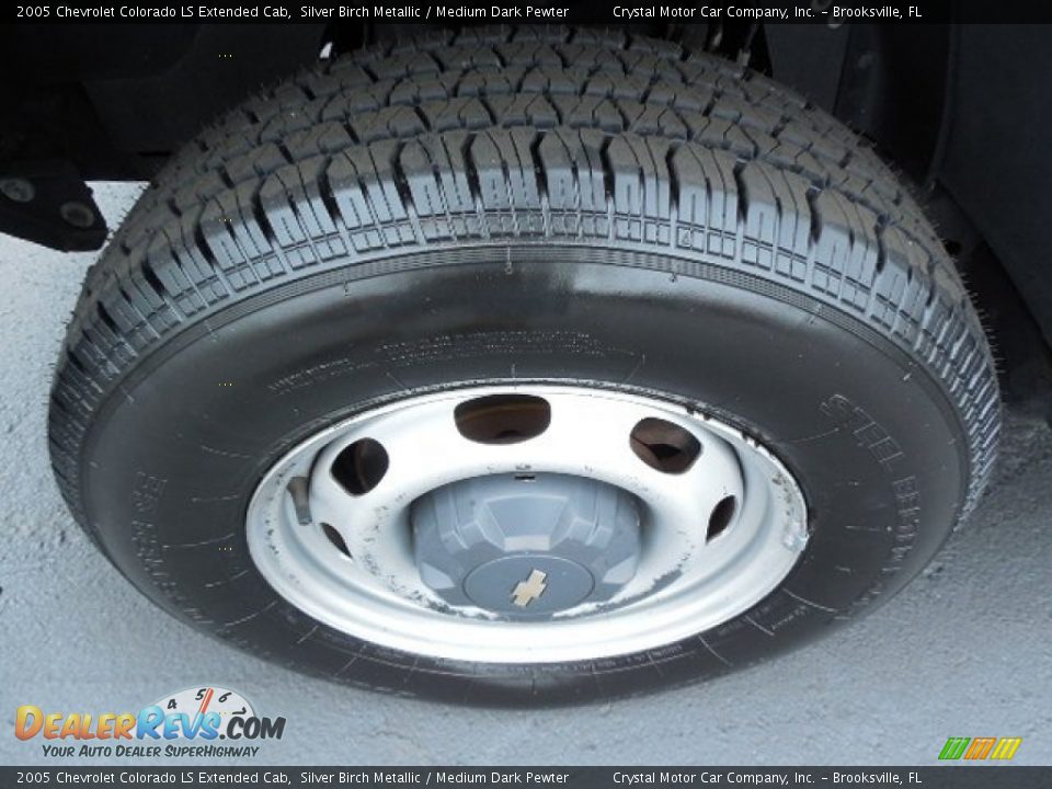 2005 Chevrolet Colorado LS Extended Cab Silver Birch Metallic / Medium Dark Pewter Photo #14