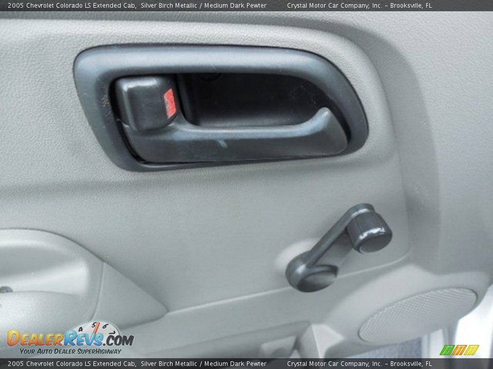 2005 Chevrolet Colorado LS Extended Cab Silver Birch Metallic / Medium Dark Pewter Photo #17