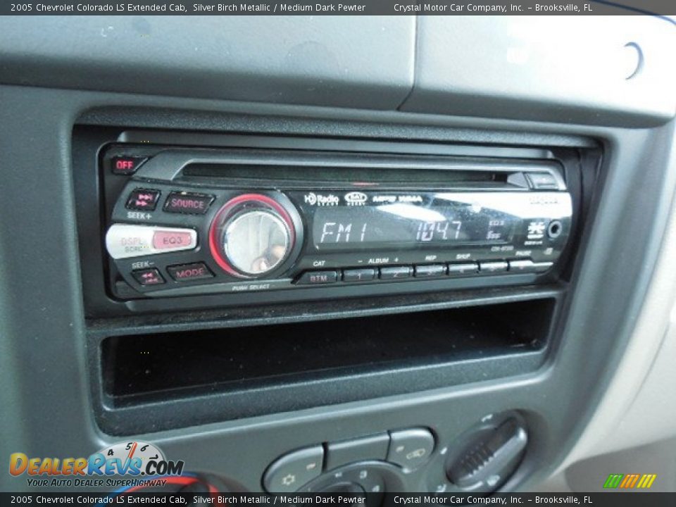 2005 Chevrolet Colorado LS Extended Cab Silver Birch Metallic / Medium Dark Pewter Photo #19