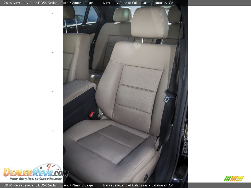 2010 Mercedes-Benz E 350 Sedan Black / Almond Beige Photo #21