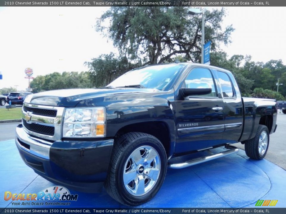 2010 Chevrolet Silverado 1500 LT Extended Cab Taupe Gray Metallic / Light Cashmere/Ebony Photo #1