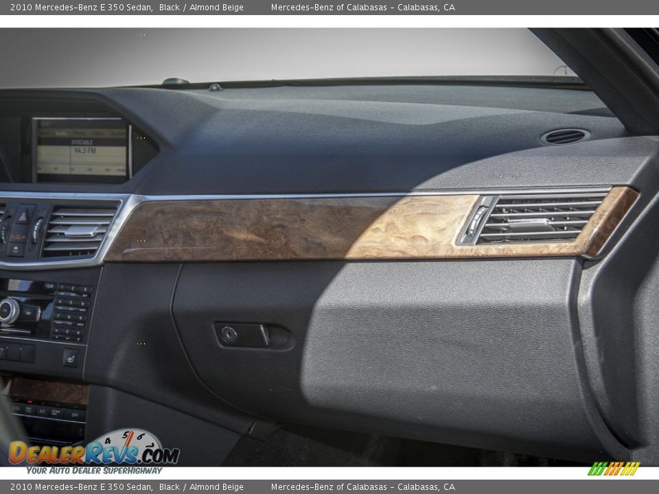 2010 Mercedes-Benz E 350 Sedan Black / Almond Beige Photo #22