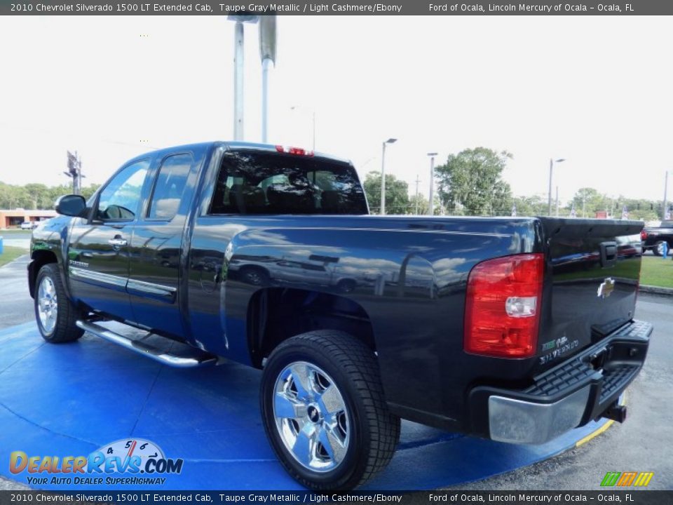 2010 Chevrolet Silverado 1500 LT Extended Cab Taupe Gray Metallic / Light Cashmere/Ebony Photo #3