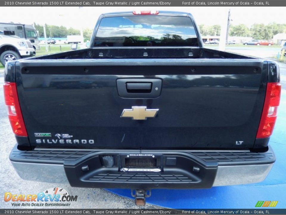 2010 Chevrolet Silverado 1500 LT Extended Cab Taupe Gray Metallic / Light Cashmere/Ebony Photo #4