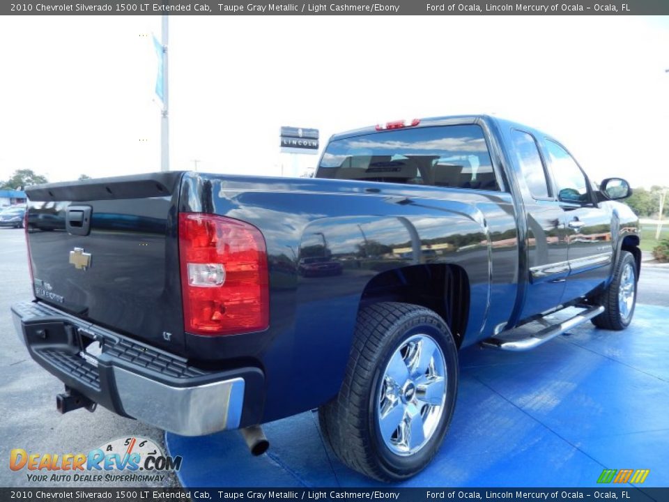2010 Chevrolet Silverado 1500 LT Extended Cab Taupe Gray Metallic / Light Cashmere/Ebony Photo #6