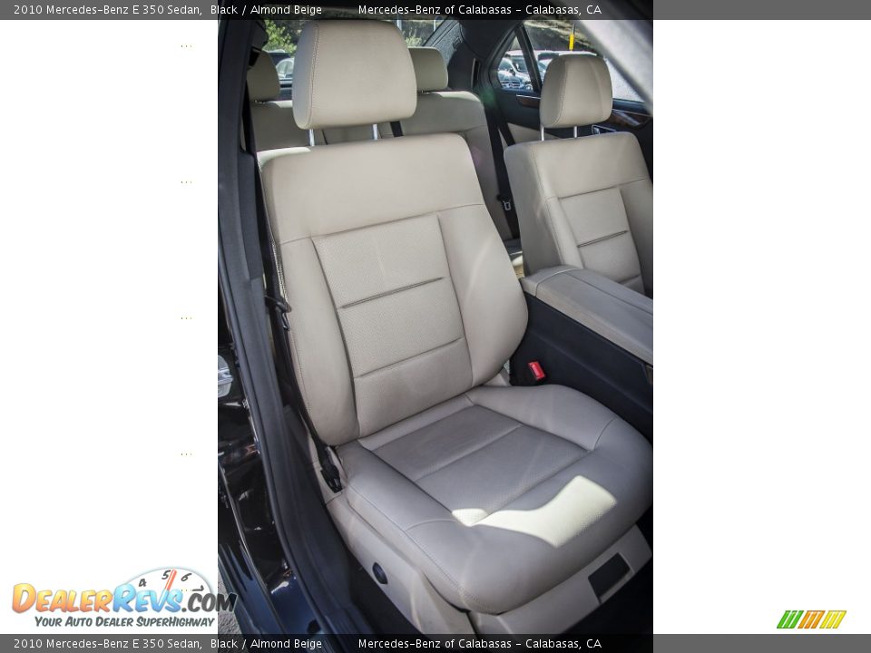 2010 Mercedes-Benz E 350 Sedan Black / Almond Beige Photo #25