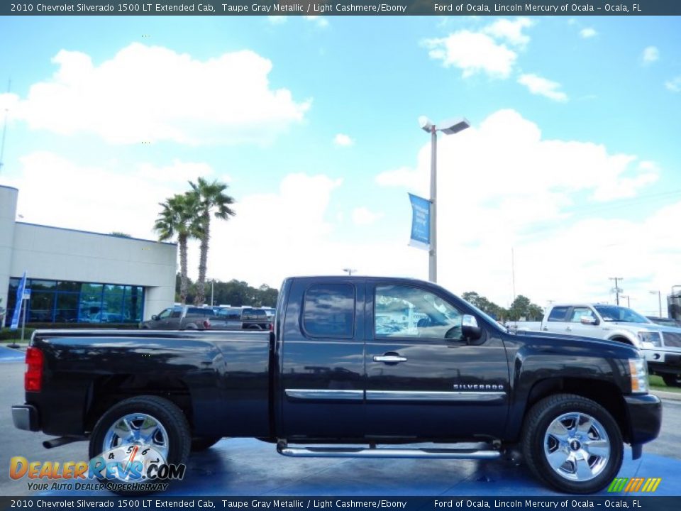 2010 Chevrolet Silverado 1500 LT Extended Cab Taupe Gray Metallic / Light Cashmere/Ebony Photo #7