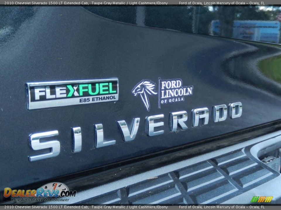 2010 Chevrolet Silverado 1500 LT Extended Cab Taupe Gray Metallic / Light Cashmere/Ebony Photo #10