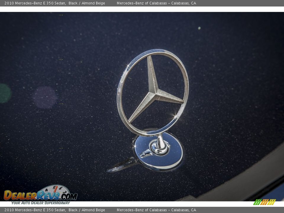 2010 Mercedes-Benz E 350 Sedan Black / Almond Beige Photo #28