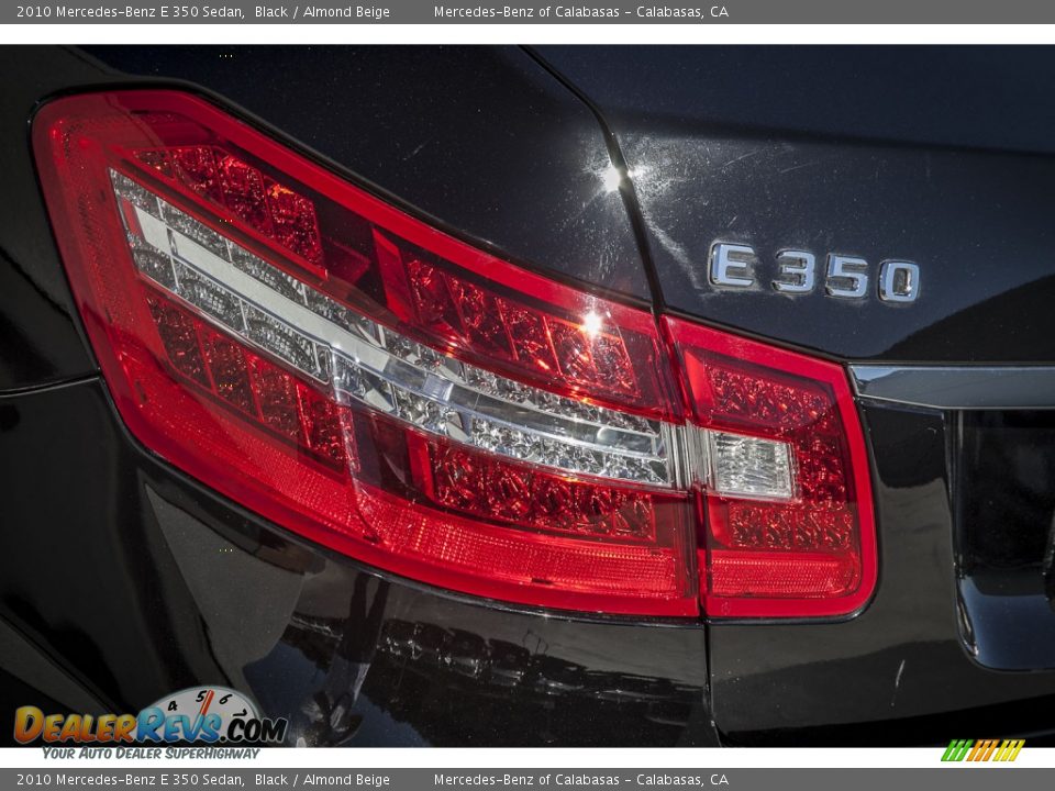 2010 Mercedes-Benz E 350 Sedan Black / Almond Beige Photo #29