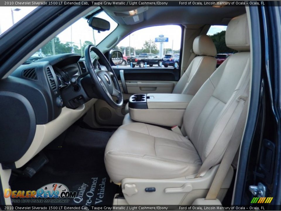 2010 Chevrolet Silverado 1500 LT Extended Cab Taupe Gray Metallic / Light Cashmere/Ebony Photo #13