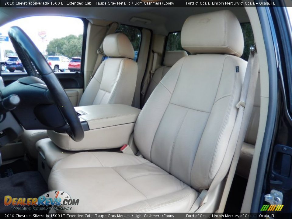 2010 Chevrolet Silverado 1500 LT Extended Cab Taupe Gray Metallic / Light Cashmere/Ebony Photo #14