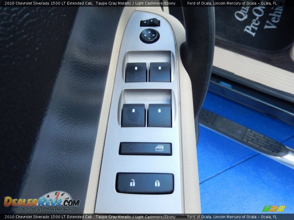 2010 Chevrolet Silverado 1500 LT Extended Cab Taupe Gray Metallic / Light Cashmere/Ebony Photo #15