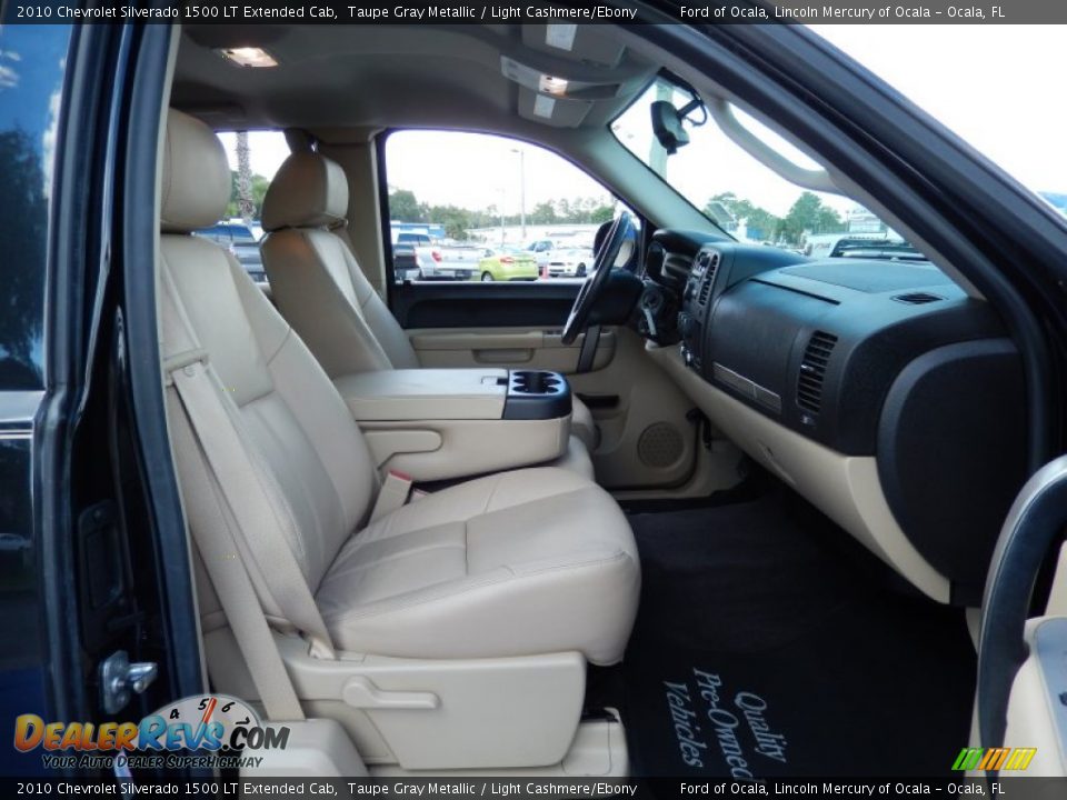 2010 Chevrolet Silverado 1500 LT Extended Cab Taupe Gray Metallic / Light Cashmere/Ebony Photo #18