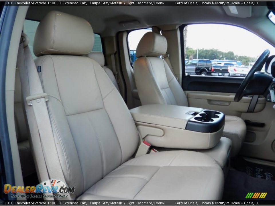 2010 Chevrolet Silverado 1500 LT Extended Cab Taupe Gray Metallic / Light Cashmere/Ebony Photo #19