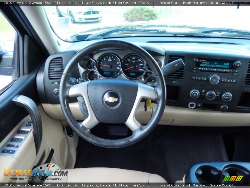 2010 Chevrolet Silverado 1500 LT Extended Cab Taupe Gray Metallic / Light Cashmere/Ebony Photo #21