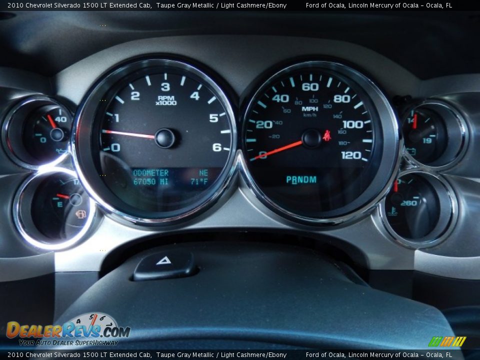 2010 Chevrolet Silverado 1500 LT Extended Cab Taupe Gray Metallic / Light Cashmere/Ebony Photo #22