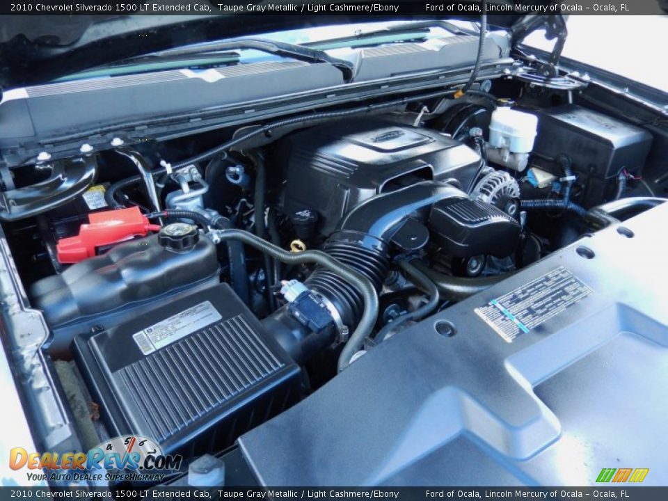 2010 Chevrolet Silverado 1500 LT Extended Cab Taupe Gray Metallic / Light Cashmere/Ebony Photo #27
