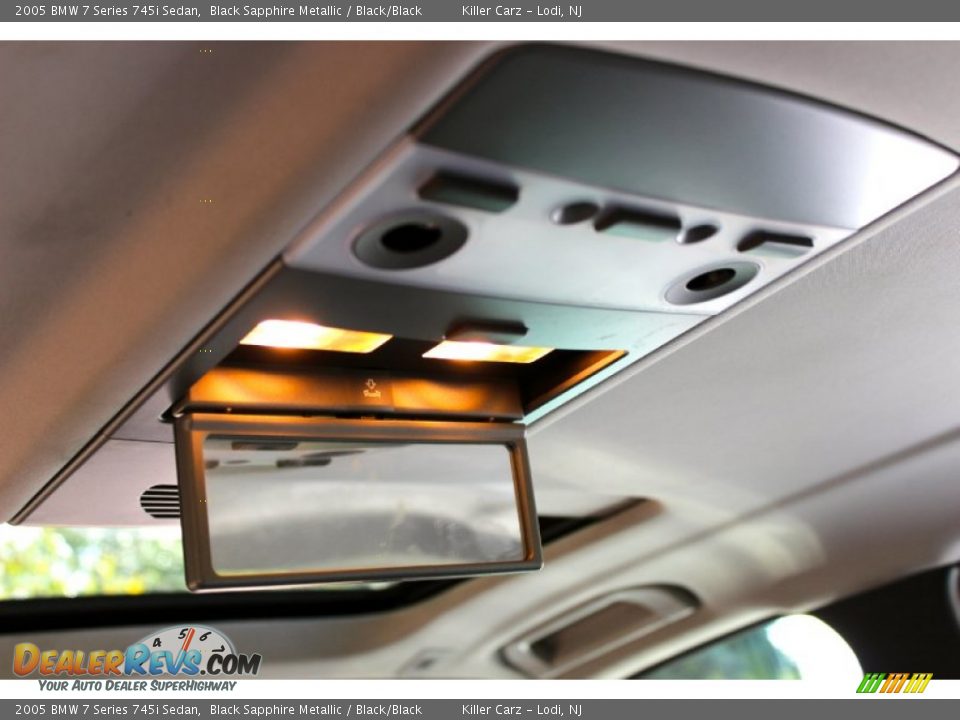 2005 BMW 7 Series 745i Sedan Black Sapphire Metallic / Black/Black Photo #34