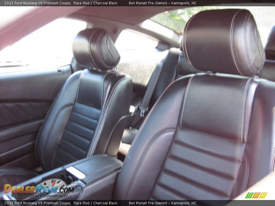 2013 Ford Mustang V6 Premium Coupe Race Red / Charcoal Black Photo #10