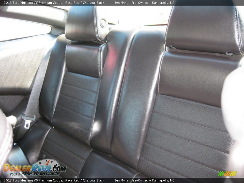 2013 Ford Mustang V6 Premium Coupe Race Red / Charcoal Black Photo #11