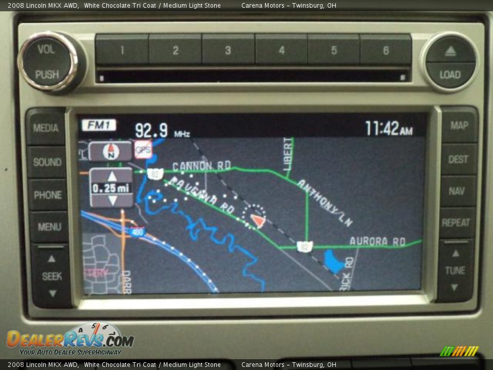 2008 Lincoln MKX AWD White Chocolate Tri Coat / Medium Light Stone Photo #3