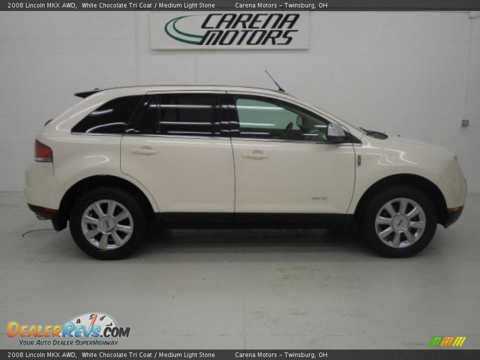 2008 Lincoln MKX AWD White Chocolate Tri Coat / Medium Light Stone Photo #5