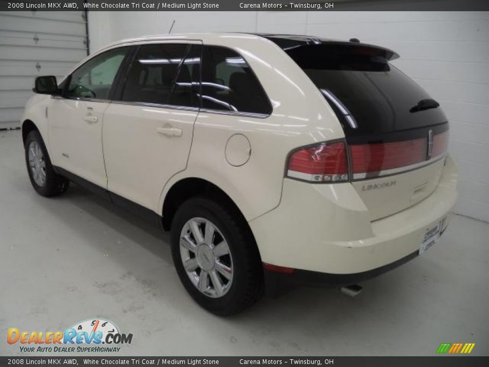 2008 Lincoln MKX AWD White Chocolate Tri Coat / Medium Light Stone Photo #6
